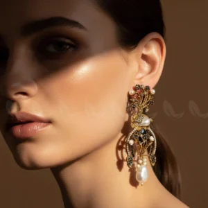 Elaborate Baroque Pearl Earrings