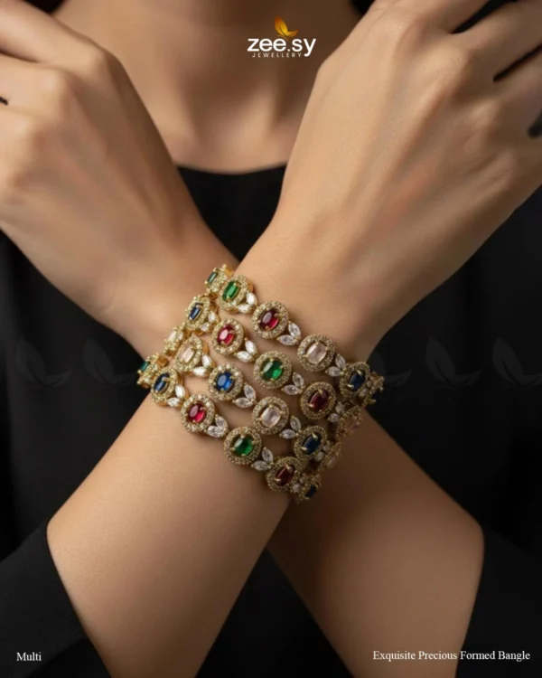 exquisite-precious-formed-bangles-multi