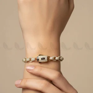 Grandeur Moissanite Charm Style Bracelet