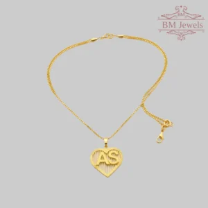 Heartfelt Pendant Initials Custom Necklace