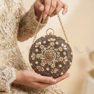 Royal Starburst Bloom Clutch Bag