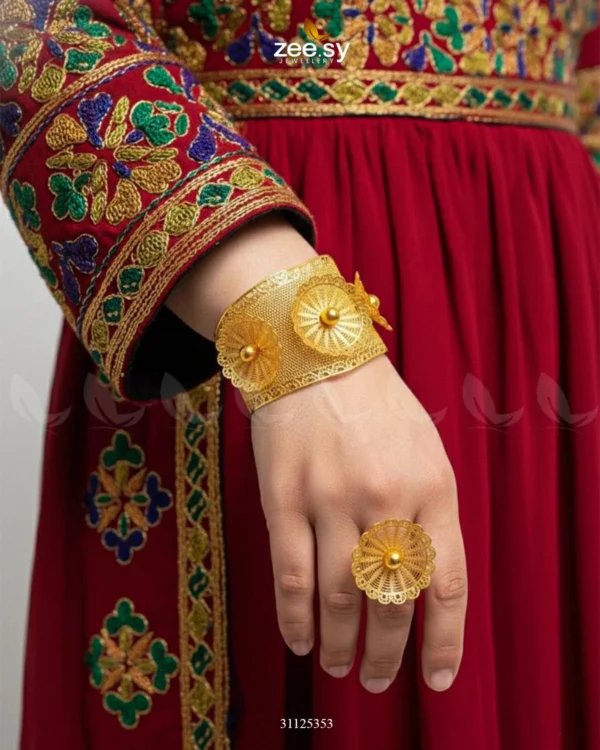 sultanate-sunburst-filigree-bangle-ring-set